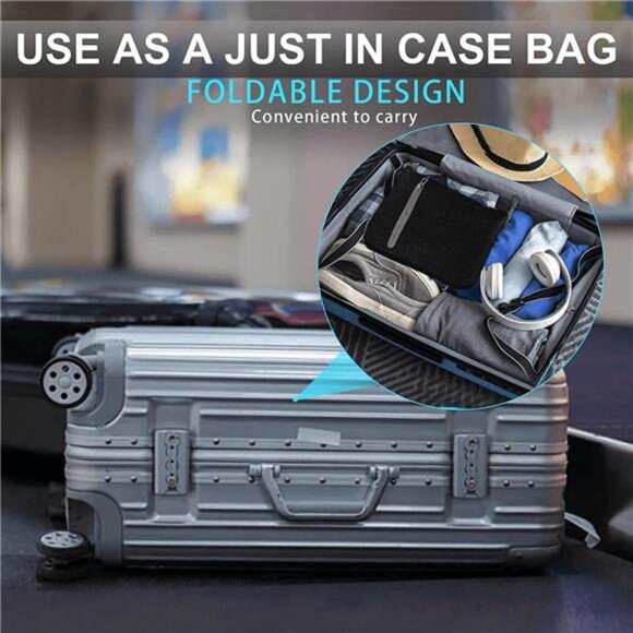 Travel Duffle Bag, 65L Foldable Weekender Bags - Picture 5 of 6